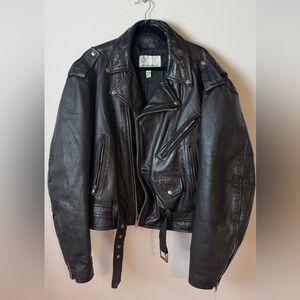 Vintage Gino Leathers Biker Jacket